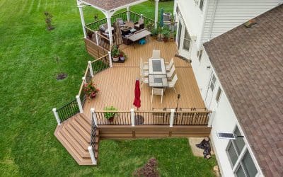 Multi Level Deck With Built In Planters 8