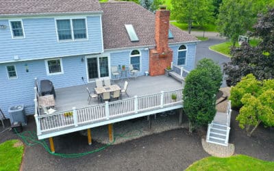 Second Story Traditional Composite Deck 20