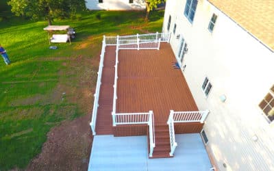 Deck with ADA compliant ramp