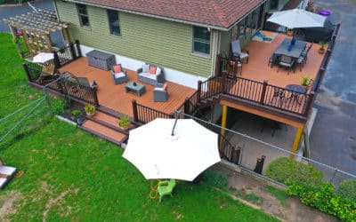 Deck Resurface With Built In Hot Tub 13