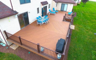 Two Tone Colors On A Large Deck 15