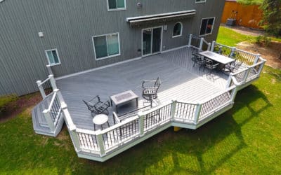 Second Story Traditional Composite Deck 18