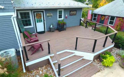 Deck With L-Shaped Staircase 12