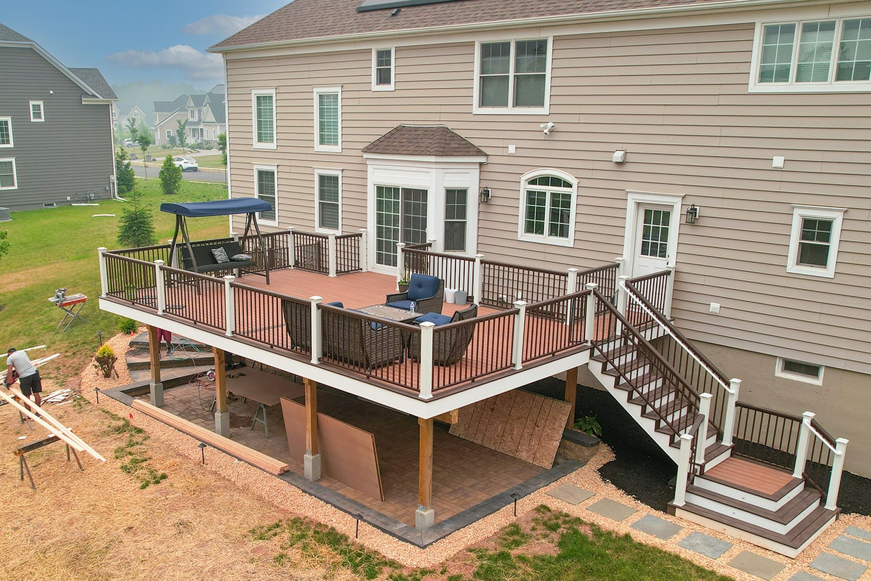Deck Built Away From The House 2