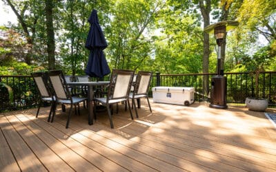 600sqft Deck Resurface From Old Wood to New Composite Decking and Aluminum Railings